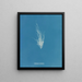 Ectocarpus mertensii - Anna Atkins — framed artwork on a wall