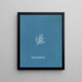 Ectocarpus littoralis - Anna Atkins — framed artwork on a wall