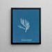 Ectocarpus siliculosus - Anna Atkins — framed artwork on a wall