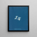 Ectocarpus sphaerophorus - Anna Atkins — framed artwork on a wall