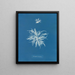 Ectocarpus tomentosus - Anna Atkins — framed artwork on a wall
