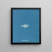 Enteromorpha clathrata - Anna Atkins — framed artwork on a wall