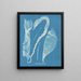 Enteromorpha intestinalis - Anna Atkins — framed artwork on a wall