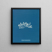 Fucus canaliculatus - Anna Atkins — framed artwork on a wall