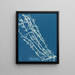 Fucus nodosus painting - Anna Atkins — framed artwork on a wall