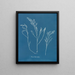 Bourdon tuberculeux painting - Anna Atkins — framed artwork on a wall