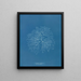 Gelideum corneum penné var. - Anna Atkins — framed artwork on a wall