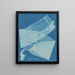 Laminar Bulbous Painting - Anna Atkins — framed artwork on a wall