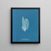 La laminaire est faible - Anna Atkins — framed artwork on a wall