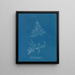 Laurencia dasyphylla - Anna Atkins — framed artwork on a wall
