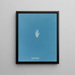Lyngbya flacca - Anna Atkins — framed artwork on a wall