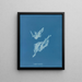 Lyngbya majuscula - Anna Atkins — framed artwork on a wall