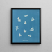 Nostoe commune - Anna Atkins — framed artwork on a wall