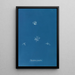 Polysiphonia parasitica - Anna Atkins — framed artwork on a wall