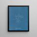 Polysiphonia subulifera - Anna Atkins — framed artwork on a wall