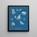 Ptilota plumosa - Anna Atkins — framed artwork on a wall
