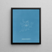 Rhodomela lycopodoides Painting - Anna Atkins — framed artwork on a wall