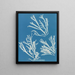 Rhodoménie polycarpe - Anna Atkins — framed artwork on a wall