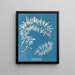 Sargasses plumeuses - Anna Atkins — framed artwork on a wall