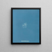 Schizonema Smithii - Anna Atkins | Painting — framed artwork on a wall