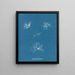 Schizonema helminthosum - Anna Atkins — framed artwork on a wall