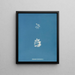 Schizonema le plus ramifié - Anna Atkins — framed artwork on a wall