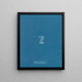 Sphacelaria plumosa - Anna Atkins — framed artwork on a wall