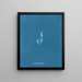 Sphaeroplea punctalis - Anna Atkins — framed artwork on a wall