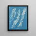 Ulva bullosa - Anna Atkins | Painting — framed artwork on a wall