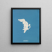 Lettuce - Anna Atkins — framed artwork on a wall