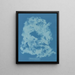 Vaucheria dichotoma - Anna Atkins — framed artwork on a wall