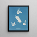 Port de plaisance de Vaucheria - Anna Atkins — framed artwork on a wall