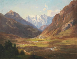 Scene in the Tyrolean countryside - Anna Baar-Plommer — artwork view