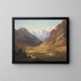 Scene in the Tyrolean countryside - Anna Baar-Plommer — framed artwork on a wall