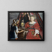 Judith with the head of Holofernes - Anna Barbara Abesch — framed artwork on a wall