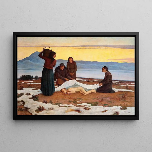 Spring Awakening - Anna Berent — framed artwork on a wall