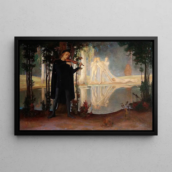 Chant du soir - Anna Berent — framed artwork on a wall