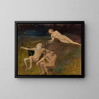 Harvesters - Anna Berent — framed artwork on a wall
