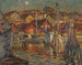 Study of a fishing port in Northern Norway - Anna Boberg — artwork view