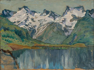 Study of a mountain lake in Northern Norway - Anna Boberg — artwork view