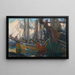 A Quiet Evening, Study of Northern Norway - Anna Boberg — framed artwork on a wall