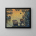 A Spring Night During the Fishing Season - Anna Boberg — framed artwork on a wall