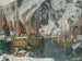 Among the fishing boats in Svolvaer, study of the Lofoten - Anna Boberg — artwork view