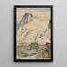 Reproduction of the painting of At the foot of the mountain, study of Lofoten - Anna Boberg