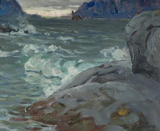 Study of the northern Norwegian beach - Anna Boberg — artwork view