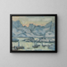 Study of a boat with net from the Lofoten - Anna Boberg — framed artwork on a wall