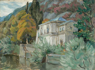 Study of Lake Como in Italy - Anna Boberg — artwork view