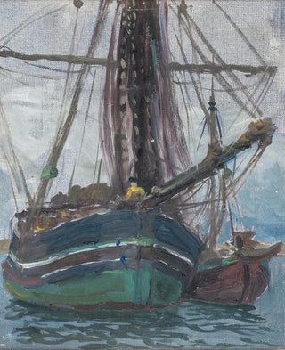 Study of the fog rising from the sea at Lofoten - Anna Boberg — artwork view