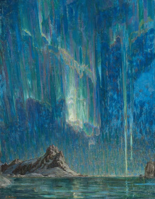 Study on the Northern Lights in Northern Norway - Anna Boberg — artwork view