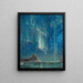 Study on the Northern Lights in Northern Norway - Anna Boberg — framed artwork on a wall
